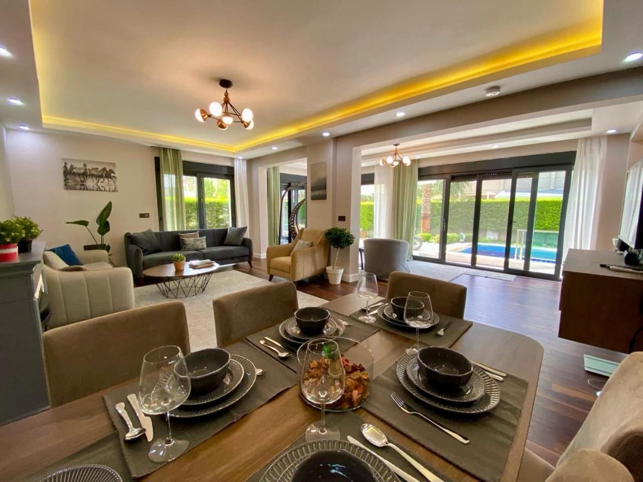 Villa Annabell1 With Swimming Pool And Jacuzzi, 3 Floors Belek Exterior photo
