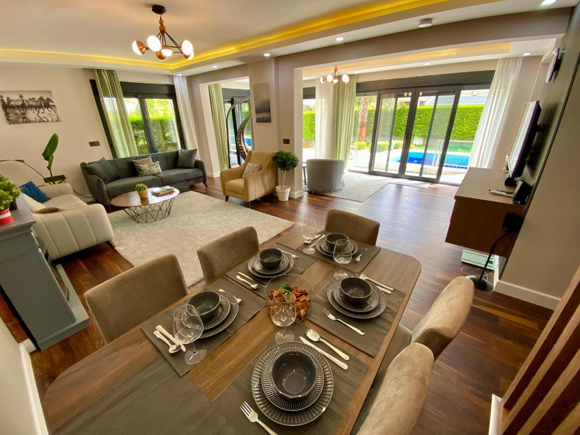 Villa Annabell1 With Swimming Pool And Jacuzzi, 3 Floors Belek Exterior photo